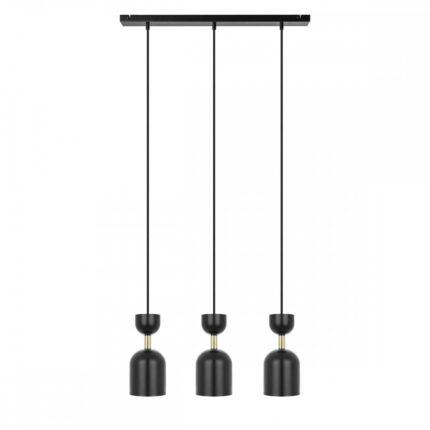 negru (Jet Black RAL 9005) / alamă