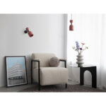 SUPURU - Aplică de perete neagră si bej reglabilă - imagine 6