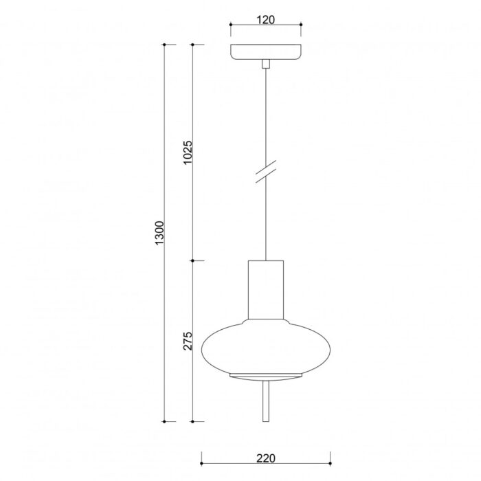 TORNI A - Lampă suspendată - imagine 4