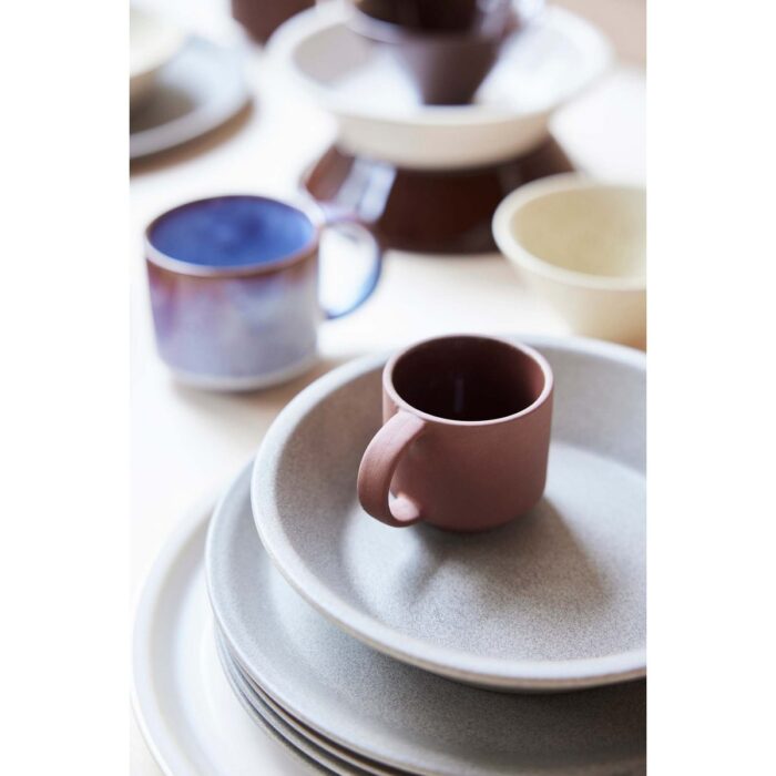 Set de 2 Cești pentru Espresso Yuka - Artizanat în Teracotă - imagine 4