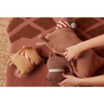 Cățelușul Hunsi cu Puiuții Coco și Max - Jucărie de Pluș - imagine 2