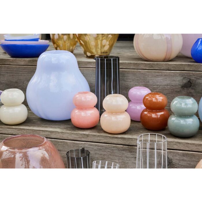 Vază Kojo - Piesă Artizanală din Sticlă Suflată - imagine 3