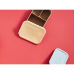 Cutie pentru prânz din silicon cu 3 compartimente - imagine 4