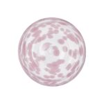 Farfurie pentru desert Jali cu buline realizată manual din sticlă