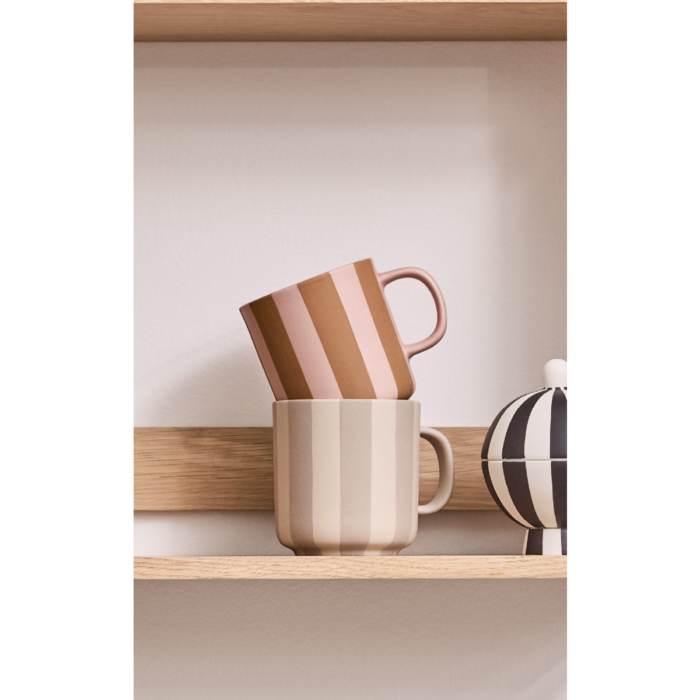 Cana Toppu cu dungi pictate manual - imagine 4