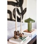 Suport lumânare pătrat Savi din marmură naturală - imagine 3