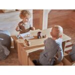 Suport de creioane Eddie - Cățelul din lemn de stejar - imagine 4