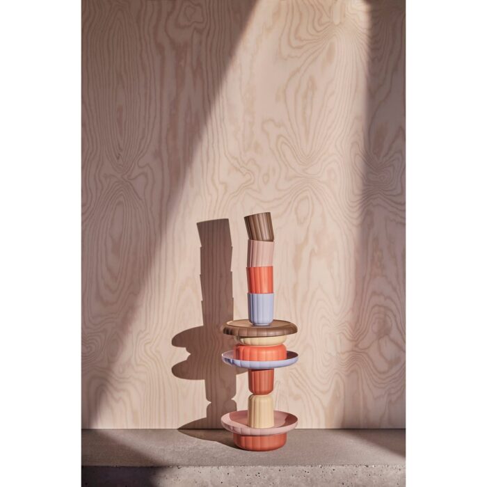 Set veselă copii Pullo - farfurie și bol din material ecologic - imagine 3