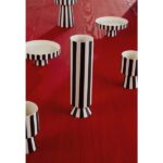 Ghiveci Ceramic Toppu - Minimalist în Alb și Negru - imagine 4