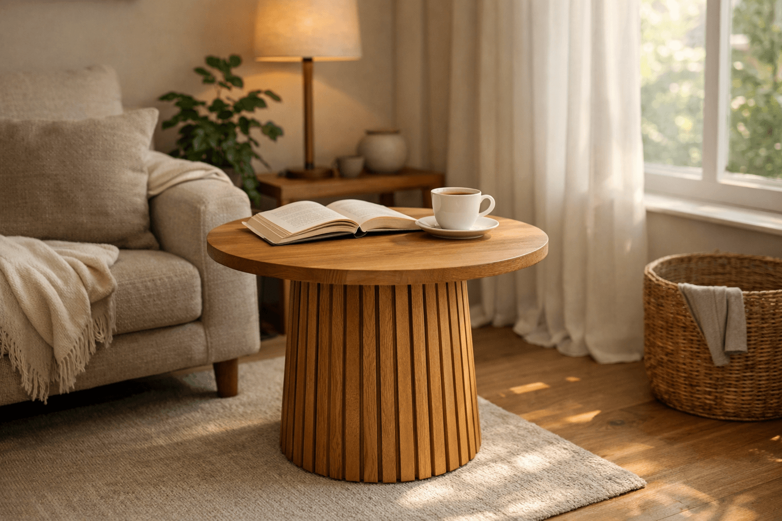 Liniștea din formele rotunde: Cum aduci echilibru cu lemn natural 1