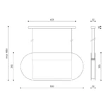 MALUMI A – Lampă suspendată LED cu design alungit - imagine 12