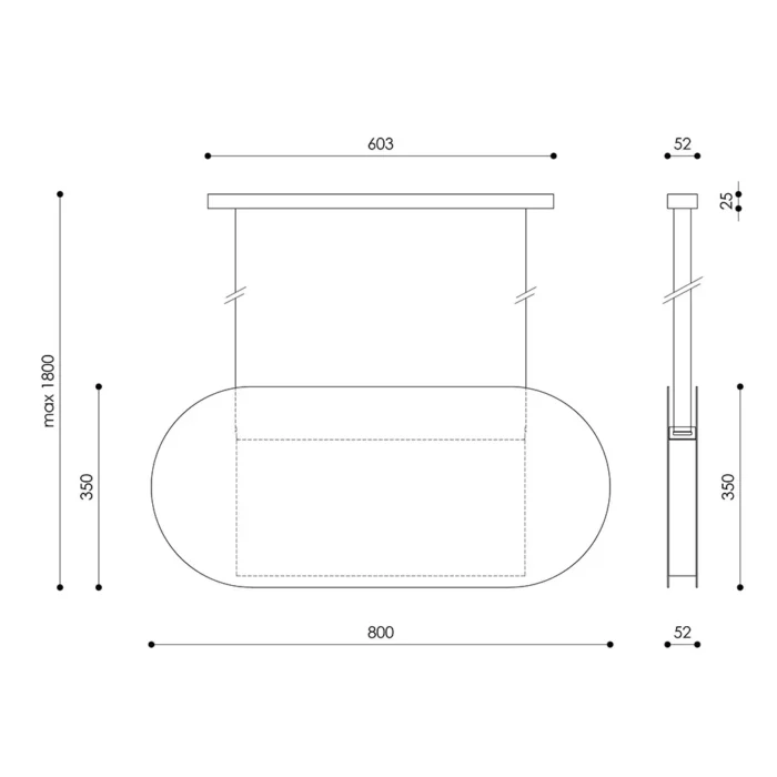 MALUMI A – Lampă suspendată LED cu design alungit - imagine 12