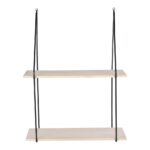 Etajeră Haag din lemn și metal - Design suspendat modern - imagine 2