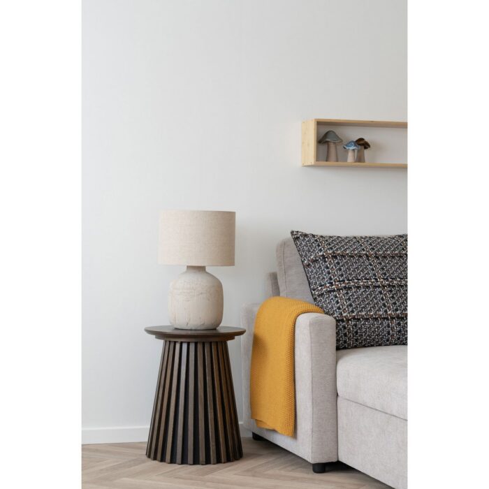 Măsuță Laterală Osaka din Stejar Afumat - imagine 2