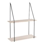 Etajeră Haag din lemn și metal - Design suspendat modern - imagine 3