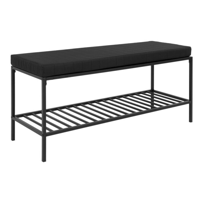 Bancă Vita - Design Minimalist, Negru, 100 cm - imagine 4