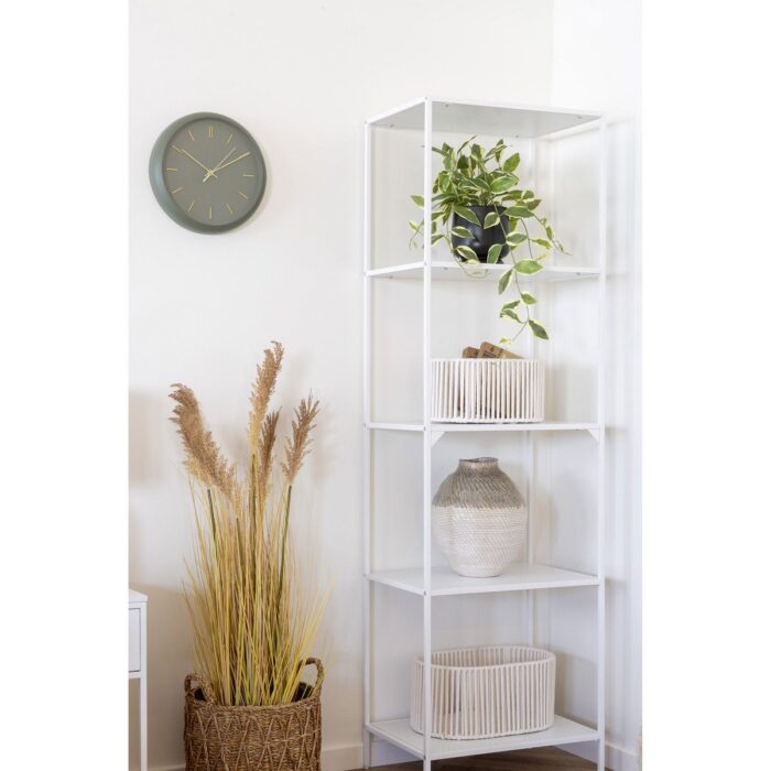 Ceas de Perete Rossano - Eleganță în Nuanțe de Verde și Auriu - imagine 2