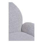 Scaun Dining Lana - Textură Bouclé Nisipiu - imagine 6