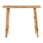 Consolă Girona din lemn de tec natural - design rustic elegant - imagine 2