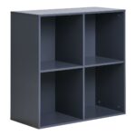 Raft de perete Horne din lemn - eleganță în nuanțe de gri închis - imagine 3