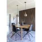 Set 2 Scaune Monaco - Design Modern, Tapițerie Neagră cu Funcție Rotativă - imagine 6