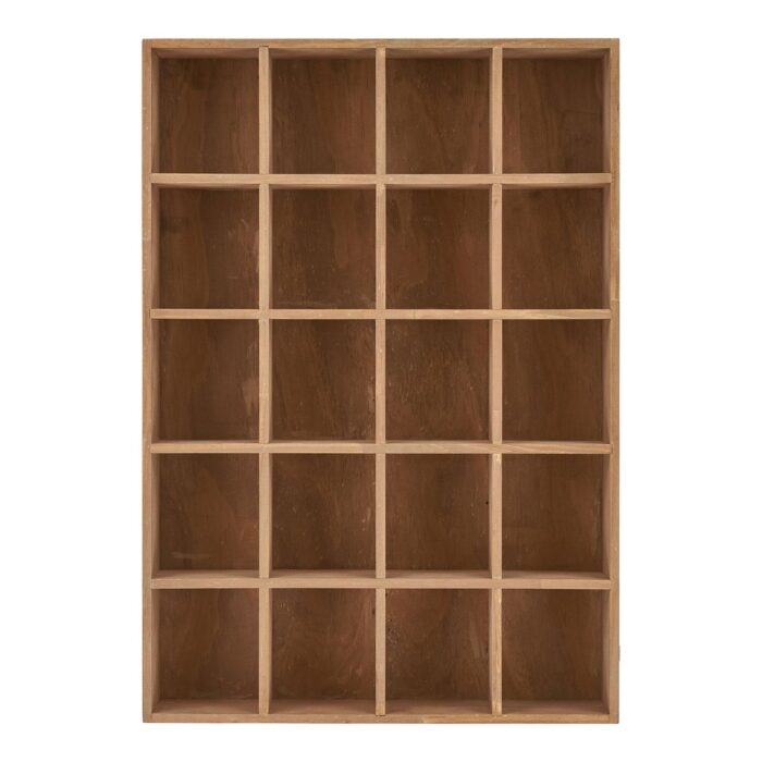 Etajeră de perete Moss din lemn natural de pin - imagine 3