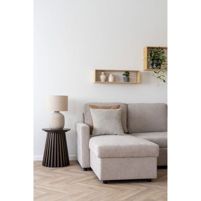 Raft de perete Ember din bambus natural, 70 cm - imagine 4