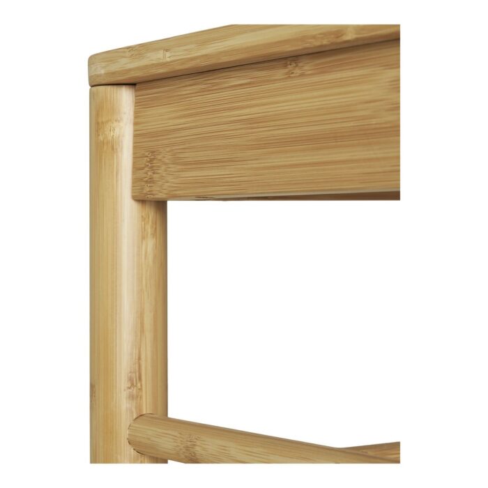 Cuier Ember din bambus cu bancă - Natural, 95x36x165 cm - imagine 6