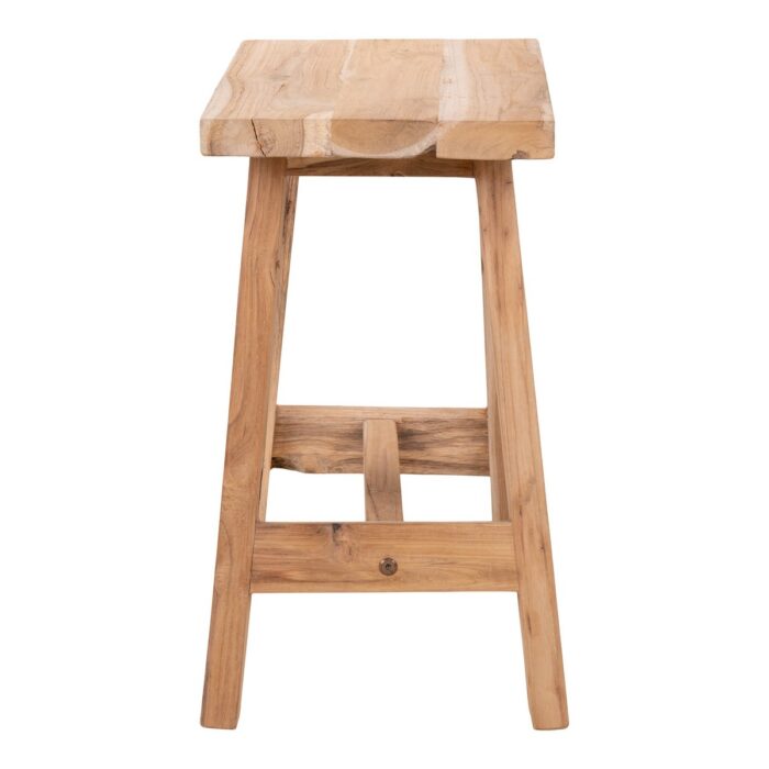 Bancă Barcelona din Lemn de Tec Natural - Design Rustic - imagine 8