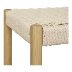 Cuier Ember din bambus cu bancă - Natural, 95x36x165 cm - imagine 5