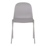 Set 2 Scaune Dining Madalena - Design Minimalist, Gri Deschis - imagine 3