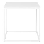 Măsuță Vita - Design Minimalist - 45x45x45 cm - Alb - imagine 3