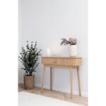 Consolă Nikko din lemn masiv - Finisaj natural, design scandinav - imagine 2