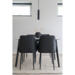 Pendul Paris - Design Modern Minimalist, Negru, 6x28 cm - imagine 2