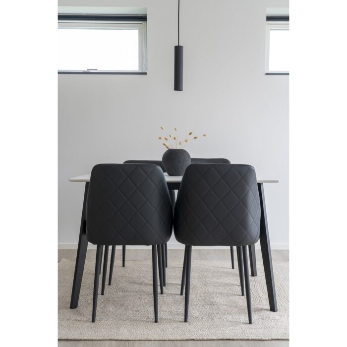 Pendul Paris - Design Modern Minimalist, Negru, 6x28 cm - imagine 2