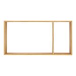 Raft de perete Ember din bambus natural, 70 cm - imagine 3