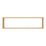 Raft de perete Ember din bambus natural, 70 cm - imagine 3