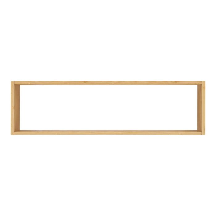 Raft de perete Ember din bambus natural, 70 cm - imagine 3