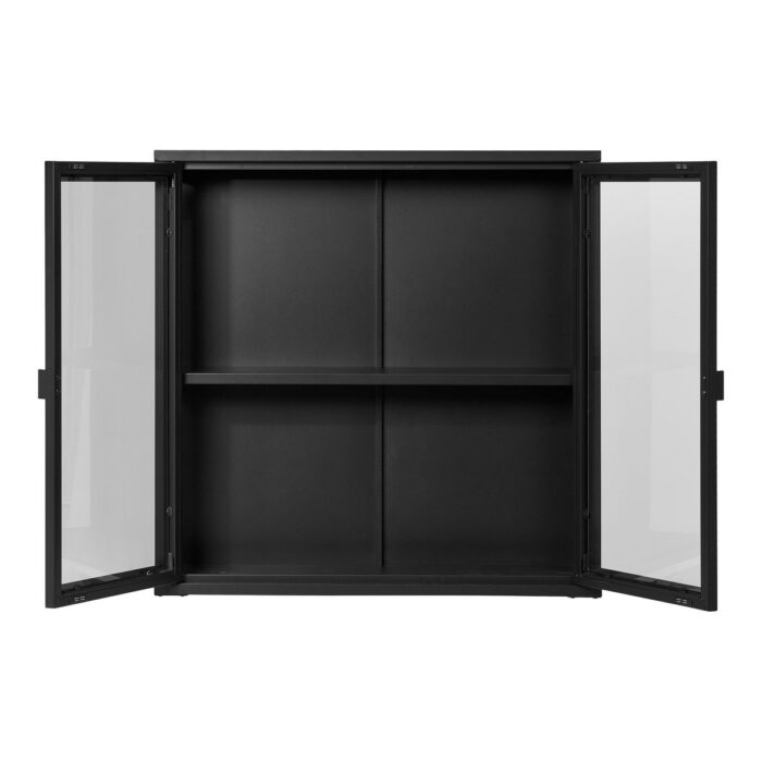 Vitrina suspendată Brisbane cu uși de sticlă - imagine 3