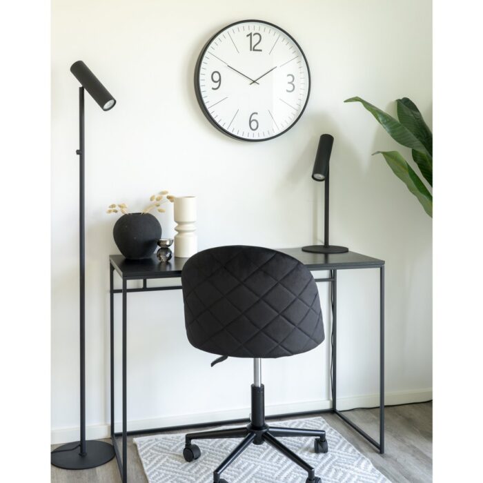 Ceas de Perete Biel - Eleganță în Alb și Negru, 51 cm - imagine 2