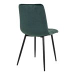 Set 2 Scaune Dining Middelfart - Catifea Verde Închis, Design Modern - imagine 5