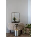 Puf Rotund Inverness - Textil Moale în Nuanțe Naturale - imagine 5