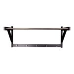 Cuier de perete Padova - Design industrial elegant, negru - imagine 3