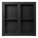 Vitrina suspendată Brisbane cu uși de sticlă