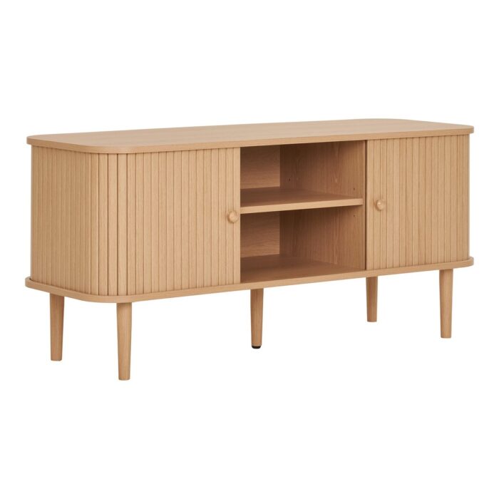 Comodă TV Nikko - Design Natural din Pin și MDF - imagine 3