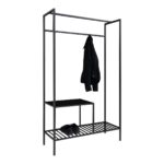 Dulap Vita - Design Elegant, Negru, 101x38x170 cm - imagine 5